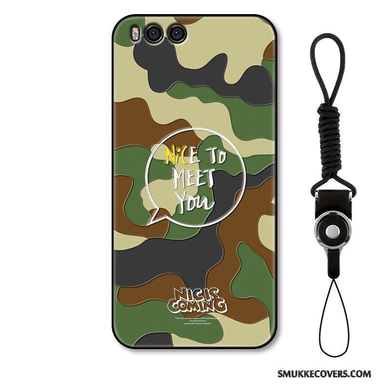 Etui Mi 6 Beskyttelse Nubuck Grøn, Cover Mi 6 Tasker Telefoncamouflage