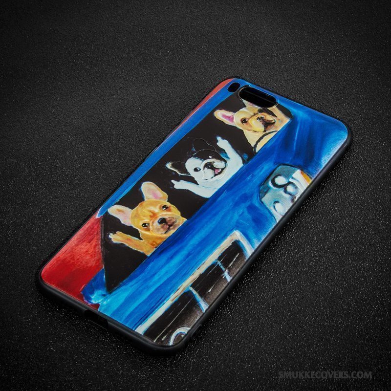 Etui Mi 6 Farve Telefonsmuk, Cover Mi 6 Beskyttelse Hund Lille Sektion