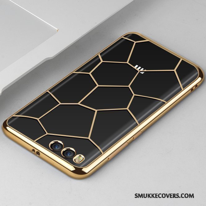 Etui Mi 6 Silikone Anti-fald Lille Sektion, Cover Mi 6 Kreativ Guld Telefon