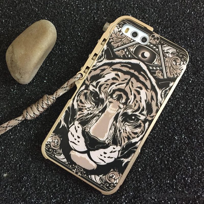 Etui Mi 6 Tasker Hård Telefon, Cover Mi 6 Metal Ramme Blå