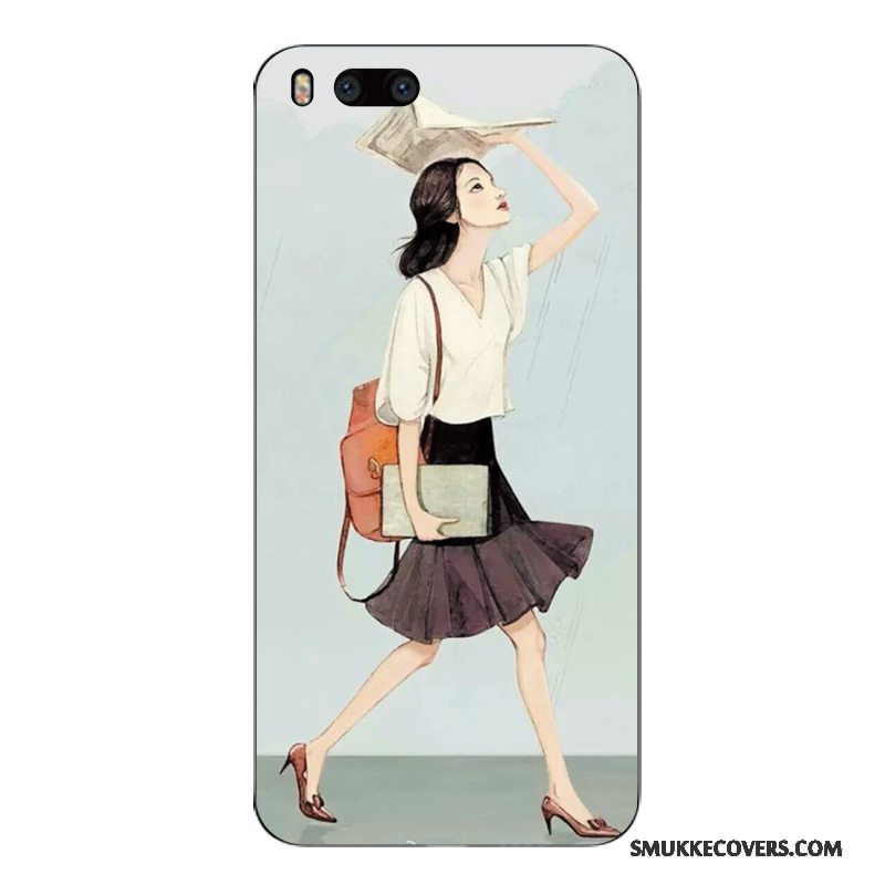 Etui Mi 6 Tasker Telefonlille Sektion, Cover Mi 6 Cartoon Anti-fald Smuk