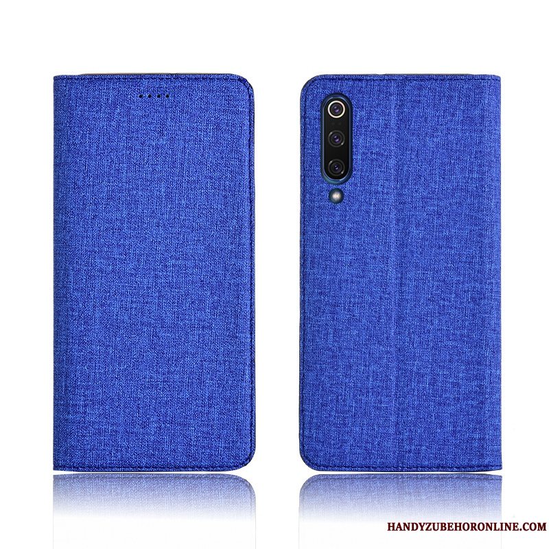 Etui Mi 9 Blød Mønster Telefon, Cover Mi 9 Tasker Anti-fald Sort