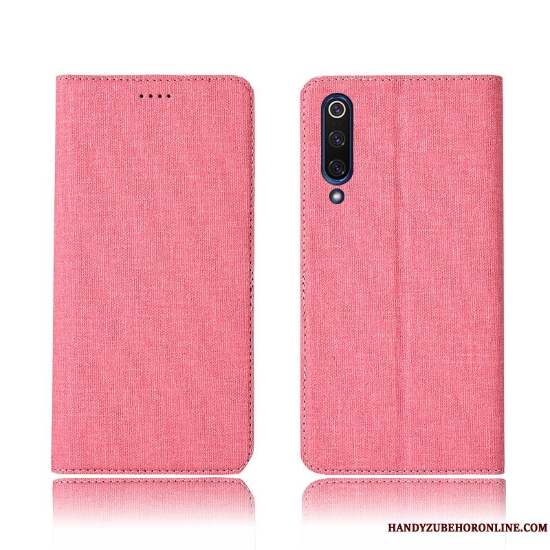 Etui Mi 9 Blød Mønster Telefon, Cover Mi 9 Tasker Anti-fald Sort