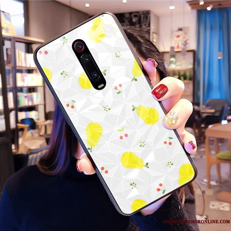 Etui Mi 9t Pro Cartoon Mønster Rombe, Cover Mi 9t Pro Beskyttelse Lille Sektion Net Red