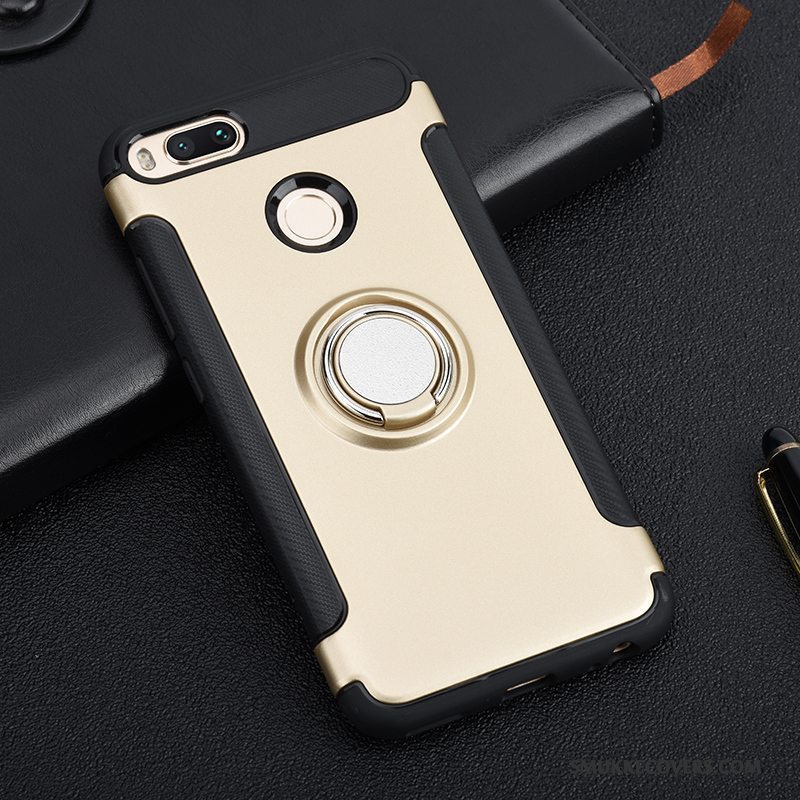 Etui Mi A1 Beskyttelse Magnetisk Anti-fald, Cover Mi A1 Support Trend Guld