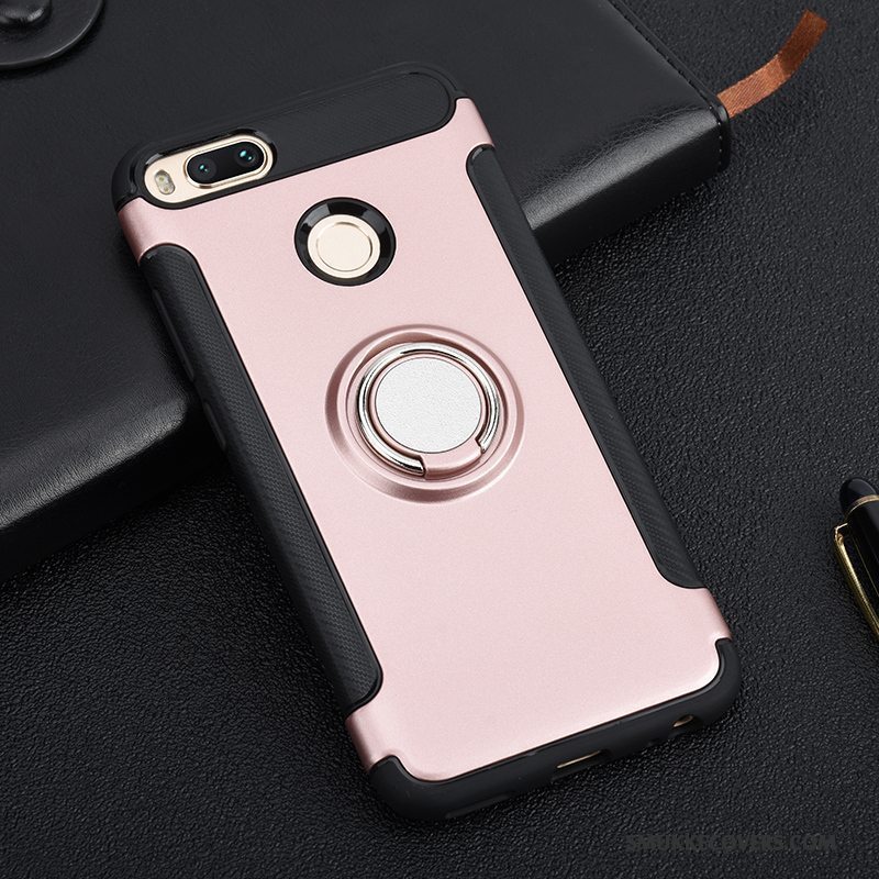 Etui Mi A1 Beskyttelse Magnetisk Anti-fald, Cover Mi A1 Support Trend Guld