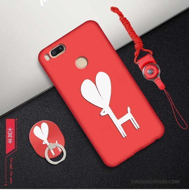 Etui Mi A1 Tasker Lille Sektion Telefon, Cover Mi A1 Blød Ring Spænde