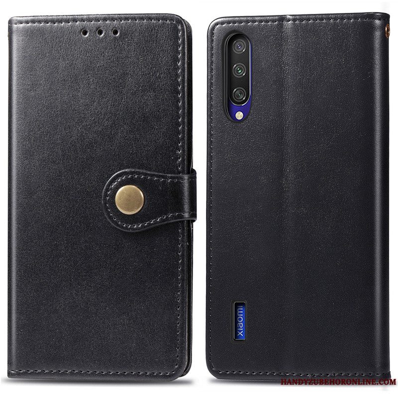 Etui Mi A3 Beskyttelse Solid Farve Simple, Cover Mi A3 Folio Ungdom Grøn