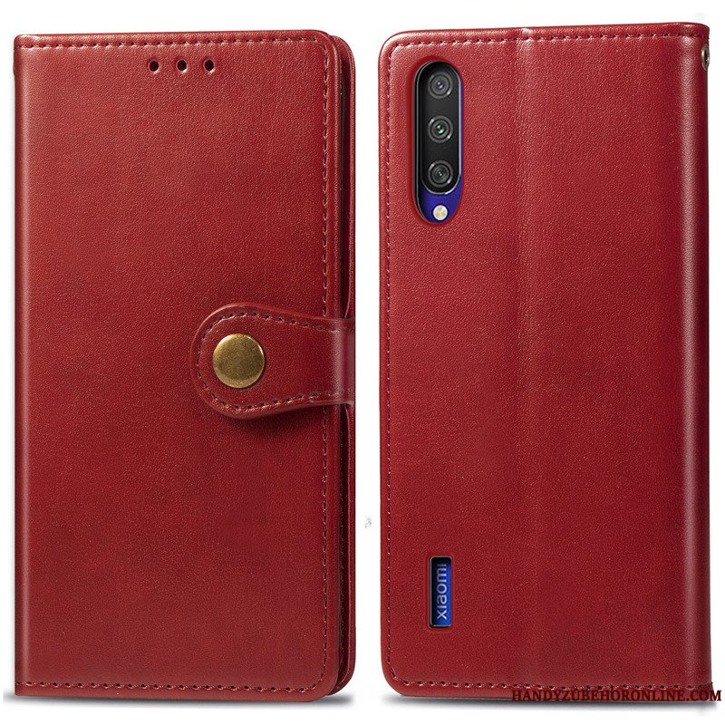 Etui Mi A3 Beskyttelse Solid Farve Simple, Cover Mi A3 Folio Ungdom Grøn