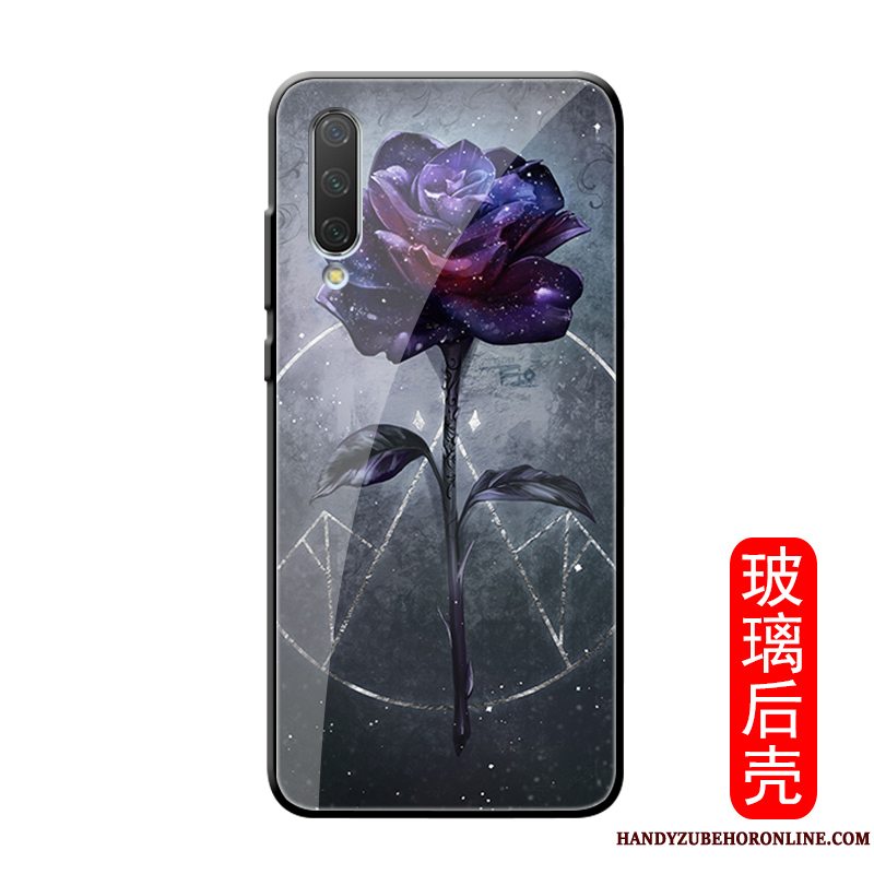 Etui Mi A3 Beskyttelse Vind Glas, Cover Mi A3 Blød Original Rose