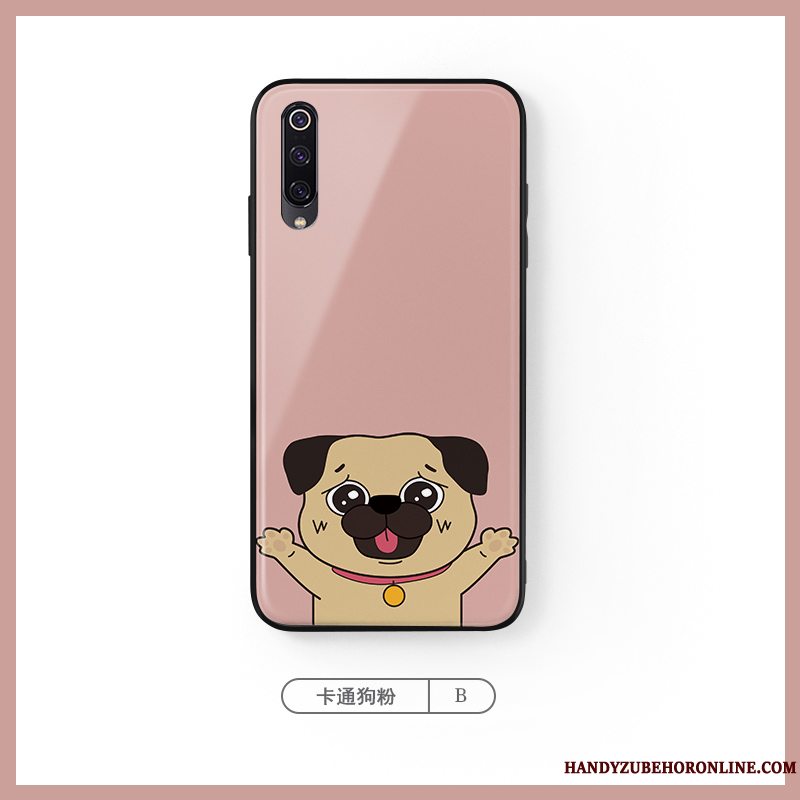 Etui Mi A3 Cartoon Smuk Hund, Cover Mi A3 Kreativ Telefonblå