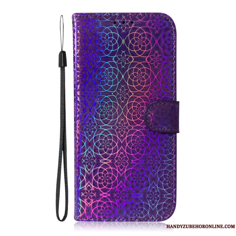 Etui Mi A3 Tasker Anti-fald Rød, Cover Mi A3 Folio Farvet Telefon