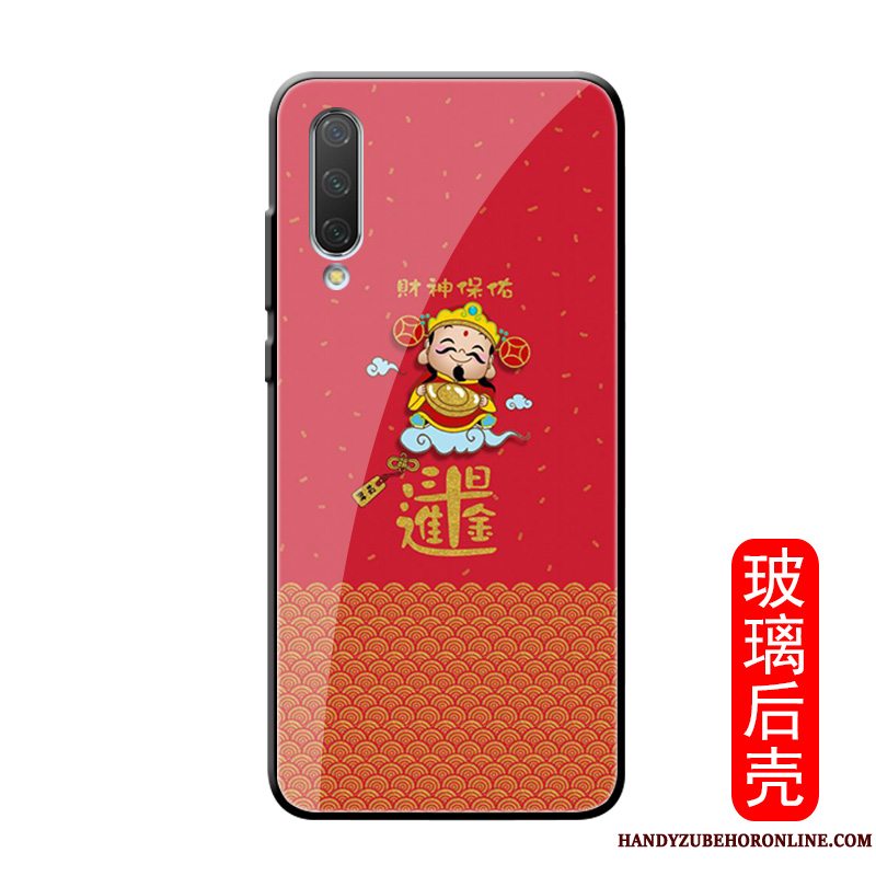 Etui Mi A3 Tasker Guld Wealth, Cover Mi A3 Cartoon Net Red Trendy