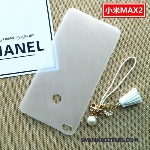 Etui Mi Max 2 Blød Lille Sektion Nubuck, Cover Mi Max 2 Silikone Anti-fald Lyserød