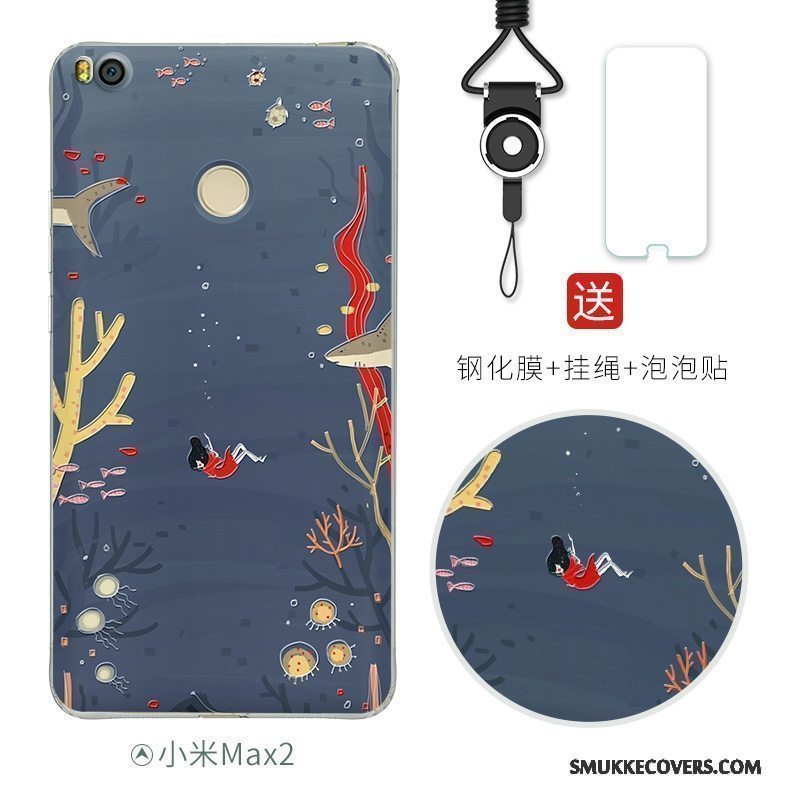 Etui Mi Max 2 Cartoon Lille Sektion Af Personlighed, Cover Mi Max 2 Kreativ Smuk Telefon