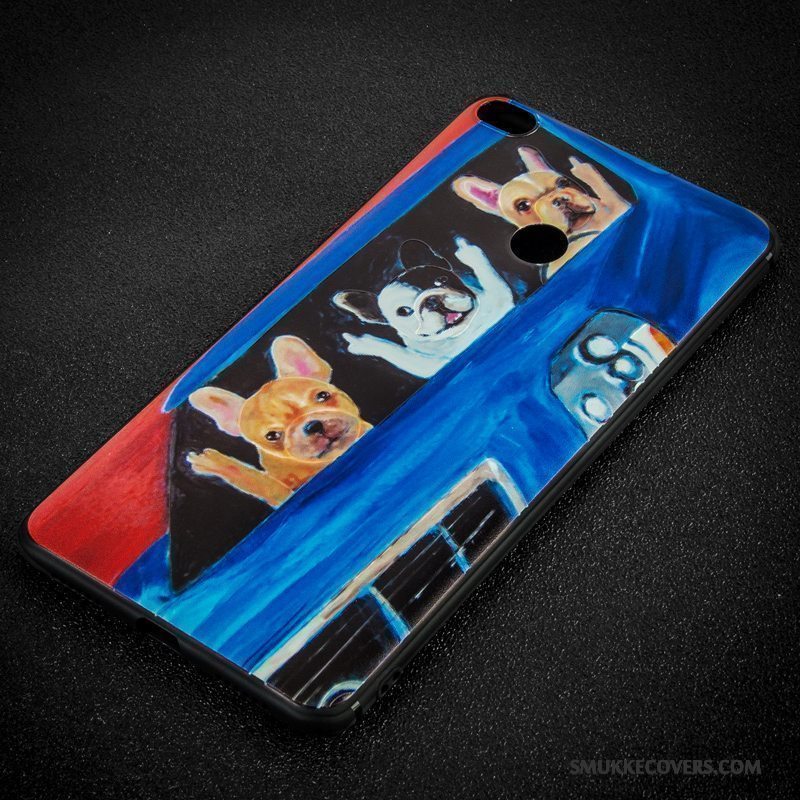 Etui Mi Max 2 Silikone Kat Lille Sektion, Cover Mi Max 2 Farve Telefontrend