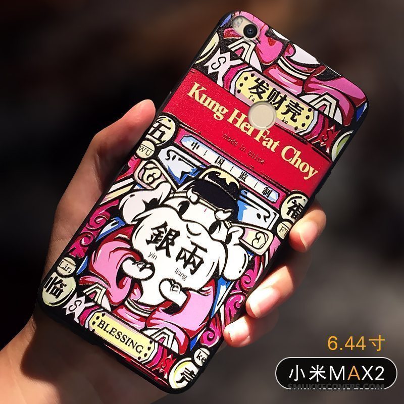 Etui Mi Max 2 Silikone Ny Telefon, Cover Mi Max 2 Farve Af Personlighed Trendy