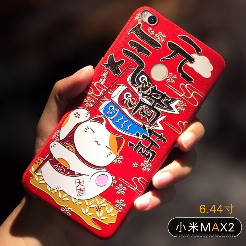 Etui Mi Max 2 Silikone Ny Telefon, Cover Mi Max 2 Farve Af Personlighed Trendy