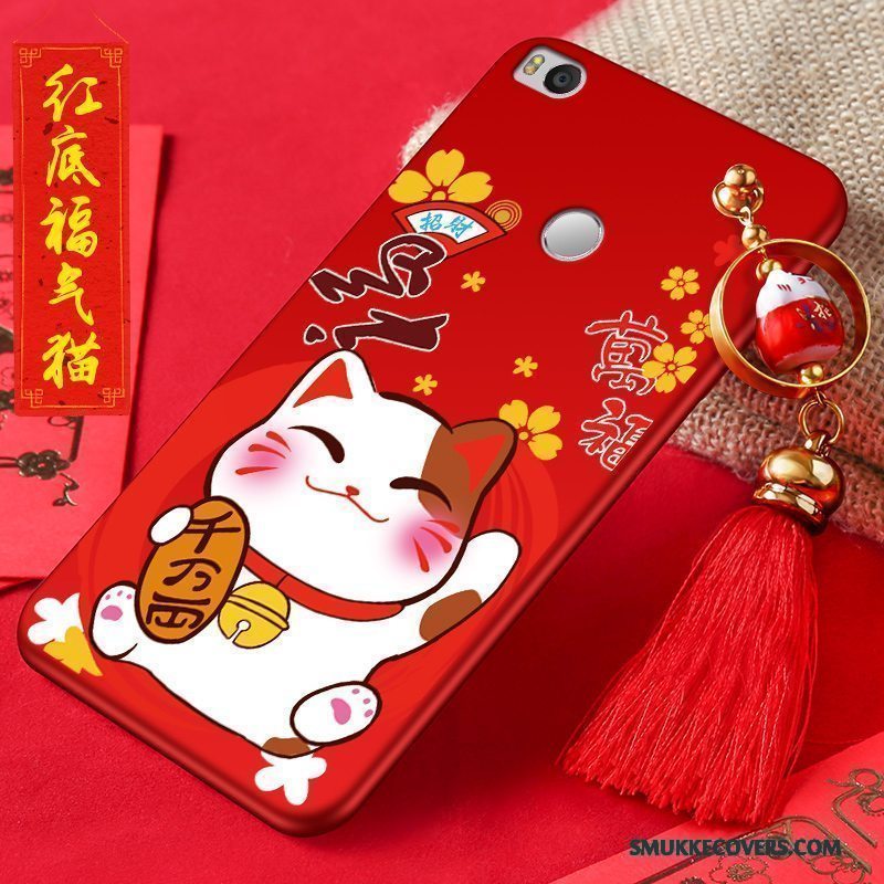 Etui Mi Max 2 Silikone Smuk Af Personlighed, Cover Mi Max 2 Cartoon Lille Sektion Anti-fald