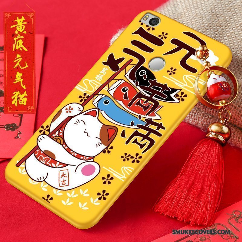 Etui Mi Max 2 Silikone Smuk Af Personlighed, Cover Mi Max 2 Cartoon Lille Sektion Anti-fald