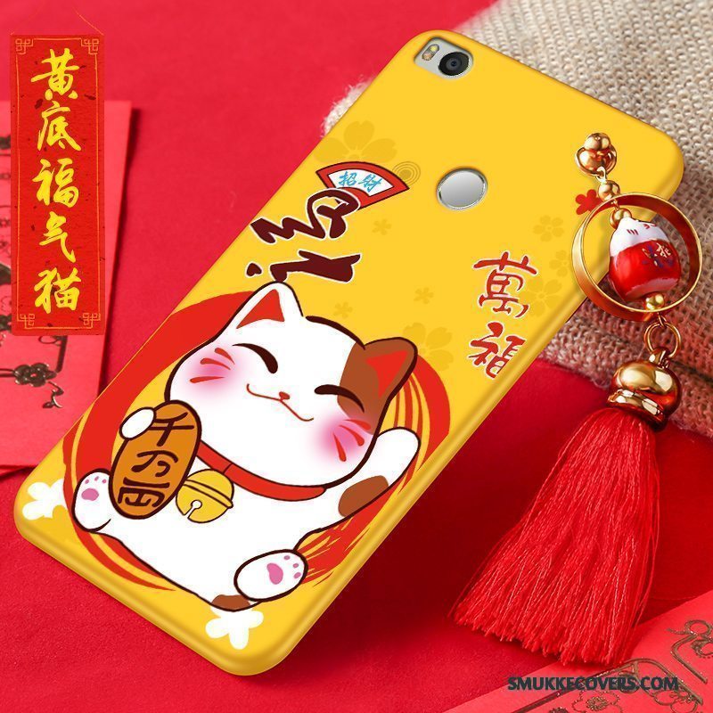 Etui Mi Max 2 Silikone Smuk Af Personlighed, Cover Mi Max 2 Cartoon Lille Sektion Anti-fald