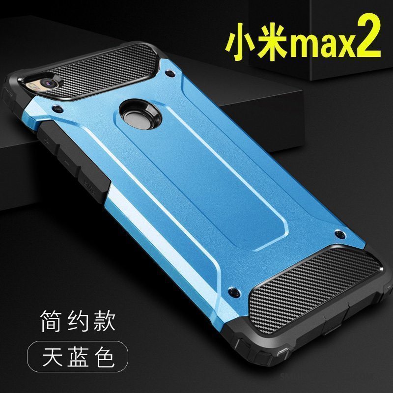 Etui Mi Max 2 Support Lille Sektion Trend, Cover Mi Max 2 Silikone Anti-fald Telefon