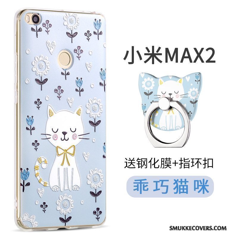 Etui Mi Max 2 Tasker Lille Sektion Telefon, Cover Mi Max 2 Kreativ Af Personlighed Grøn