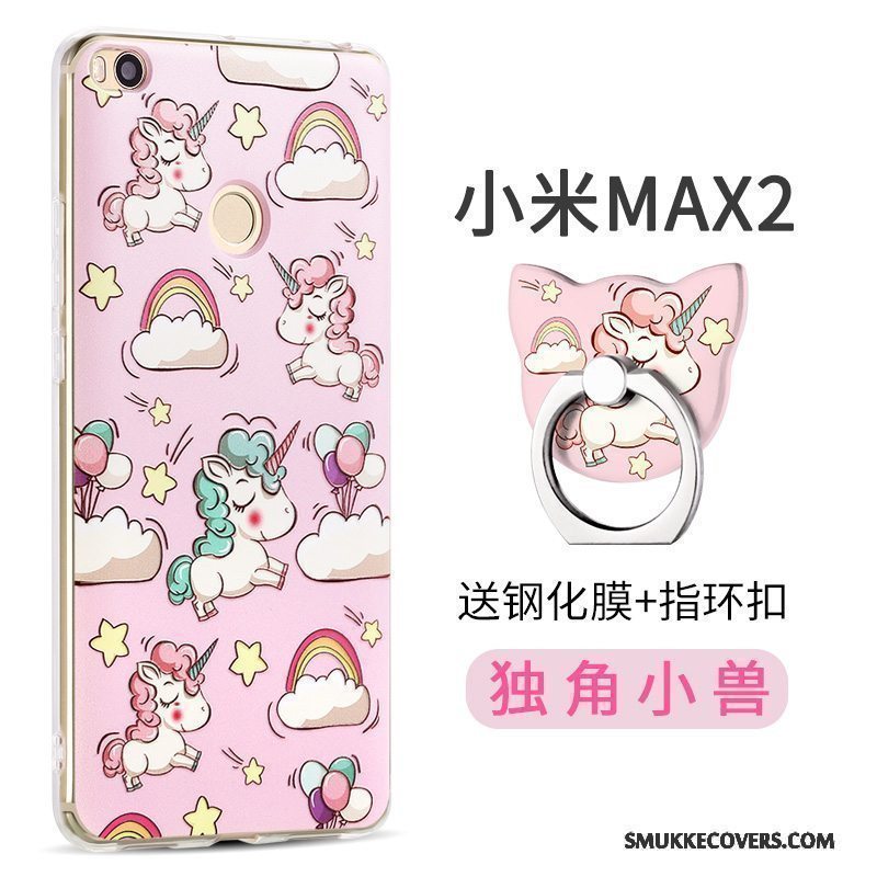 Etui Mi Max 2 Tasker Lille Sektion Telefon, Cover Mi Max 2 Kreativ Af Personlighed Grøn