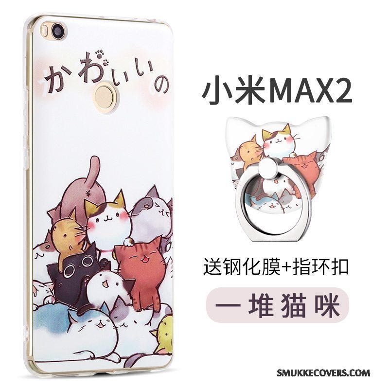 Etui Mi Max 2 Tasker Lille Sektion Telefon, Cover Mi Max 2 Kreativ Af Personlighed Grøn