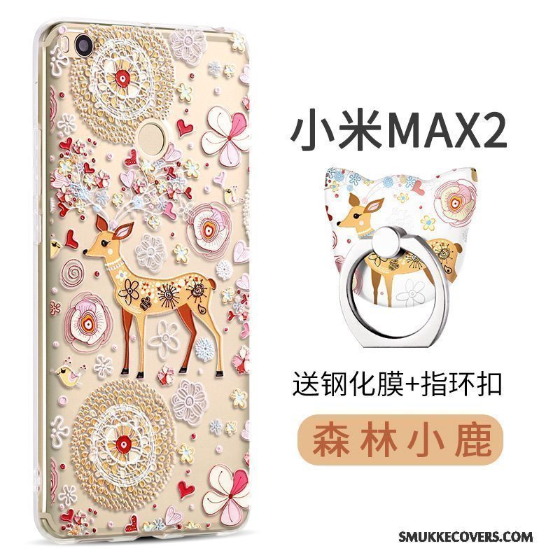 Etui Mi Max 2 Tasker Lille Sektion Telefon, Cover Mi Max 2 Kreativ Af Personlighed Grøn