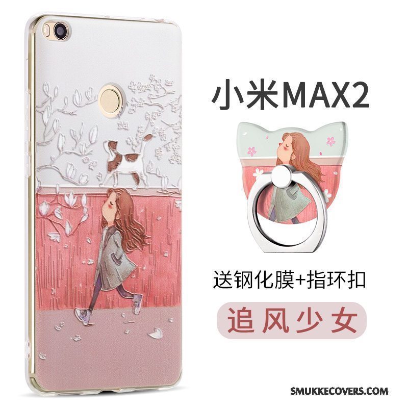 Etui Mi Max 2 Tasker Lille Sektion Telefon, Cover Mi Max 2 Kreativ Af Personlighed Grøn