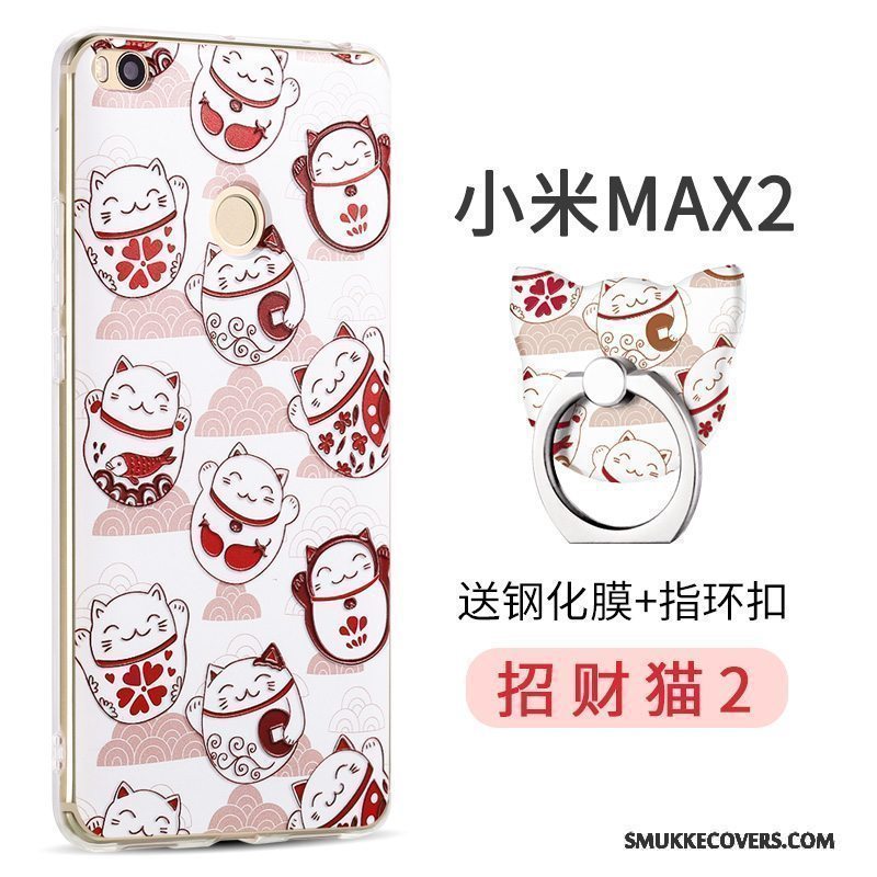 Etui Mi Max 2 Tasker Lille Sektion Telefon, Cover Mi Max 2 Kreativ Af Personlighed Grøn