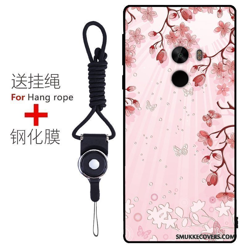 Etui Mi Mix 2 Beskyttelse Anti-fald Blå, Cover Mi Mix 2 Blød Nubuck Lille Sektion