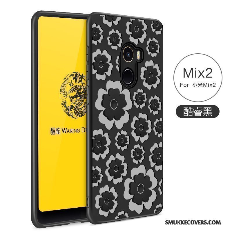 Etui Mi Mix 2 Beskyttelse Lyserød Anti-fald, Cover Mi Mix 2 Tasker Lille Sektion