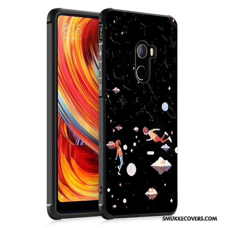 Etui Mi Mix 2 Beskyttelse Sort Af Personlighed, Cover Mi Mix 2 Blød Telefontrend