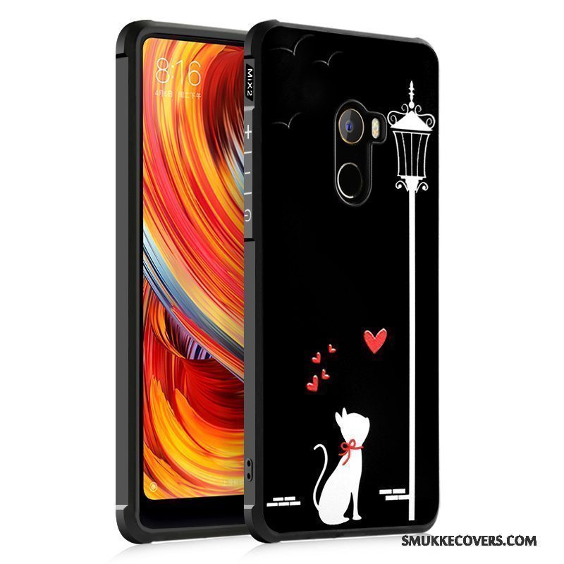 Etui Mi Mix 2 Beskyttelse Sort Af Personlighed, Cover Mi Mix 2 Blød Telefontrend