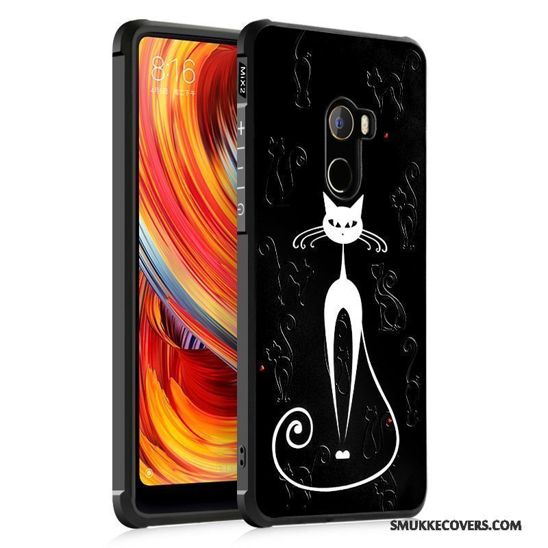 Etui Mi Mix 2 Beskyttelse Sort Af Personlighed, Cover Mi Mix 2 Blød Telefontrend