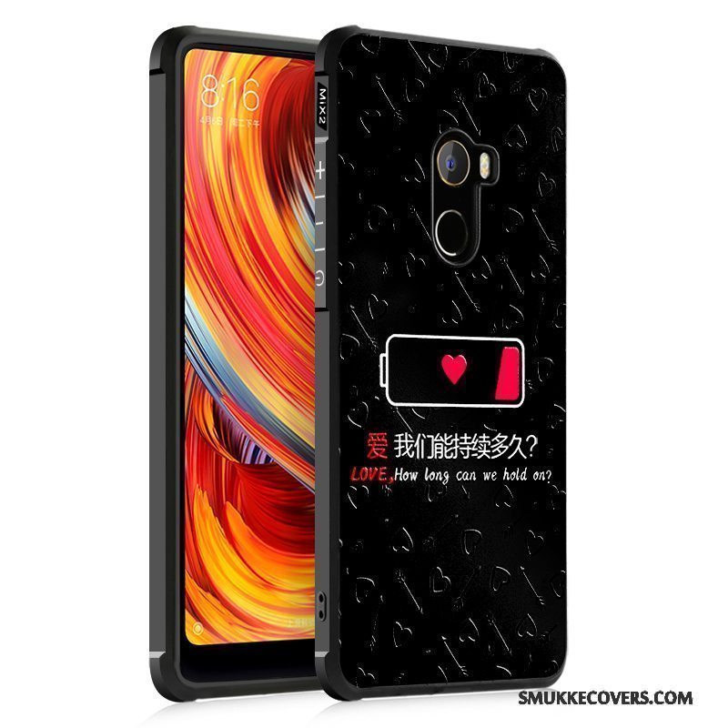 Etui Mi Mix 2 Beskyttelse Sort Af Personlighed, Cover Mi Mix 2 Blød Telefontrend