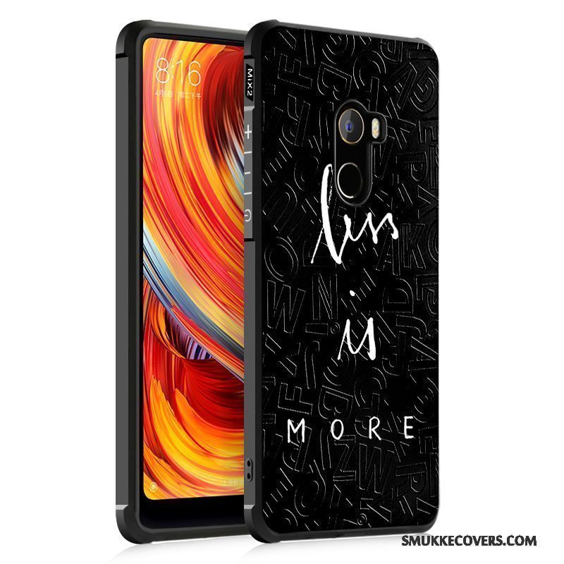 Etui Mi Mix 2 Beskyttelse Sort Af Personlighed, Cover Mi Mix 2 Blød Telefontrend