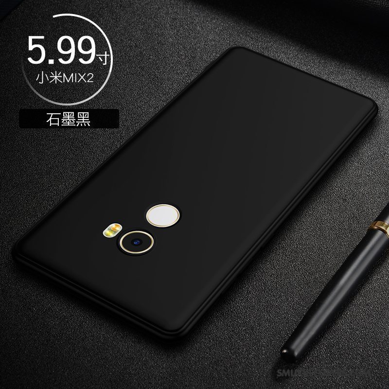 Etui Mi Mix 2 Blød Tynd Lille Sektion, Cover Mi Mix 2 Tasker Telefonrød