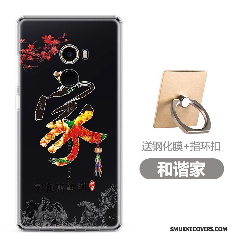 Etui Mi Mix 2 Cartoon Smuk Telefon, Cover Mi Mix 2 Tasker Lille Sektion Anti-fald