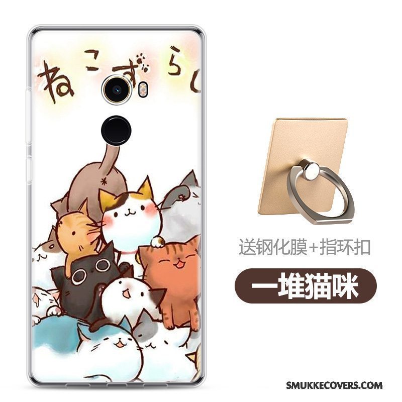 Etui Mi Mix 2 Cartoon Smuk Telefon, Cover Mi Mix 2 Tasker Lille Sektion Anti-fald