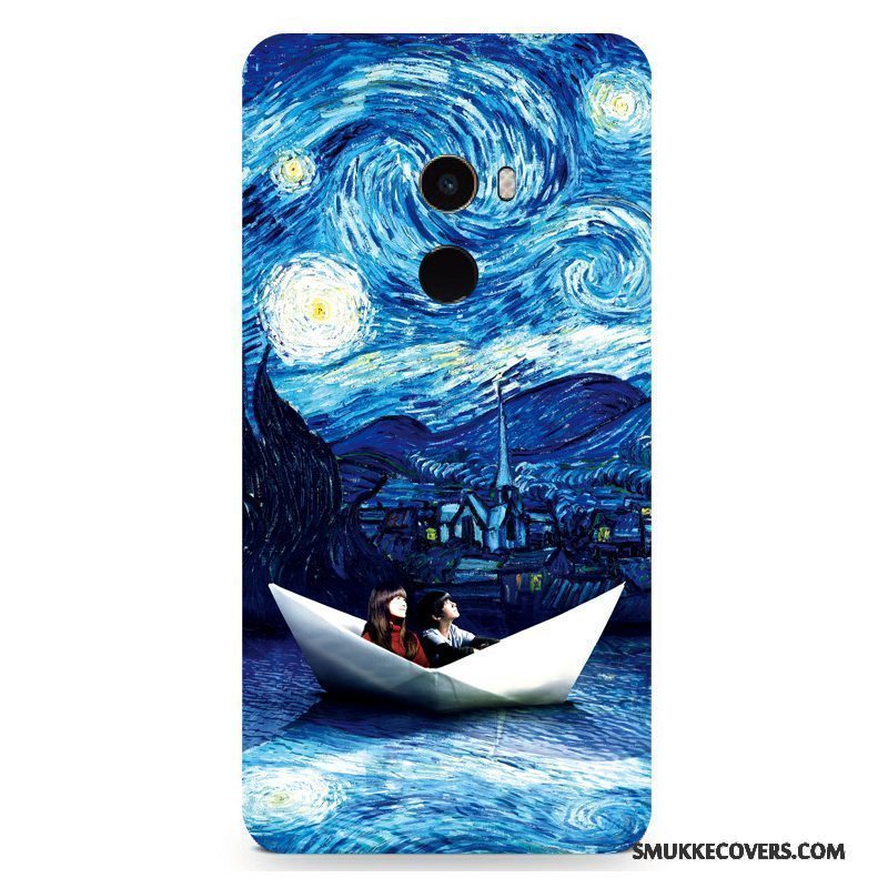 Etui Mi Mix 2 Cartoon Telefonnubuck, Cover Mi Mix 2 Farve Farve Hård