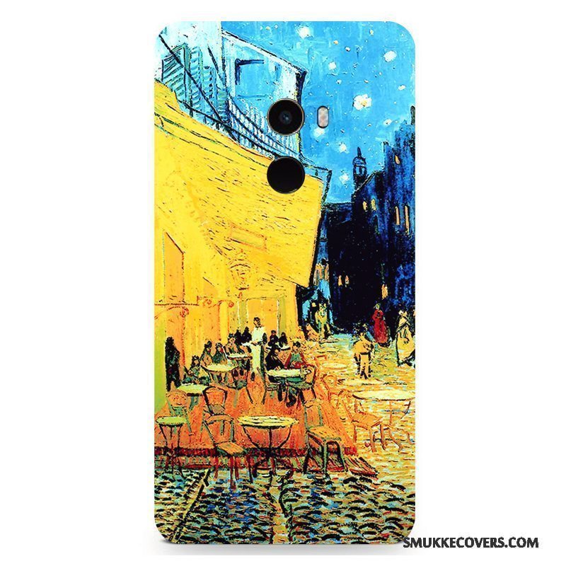 Etui Mi Mix 2 Cartoon Telefonnubuck, Cover Mi Mix 2 Farve Farve Hård