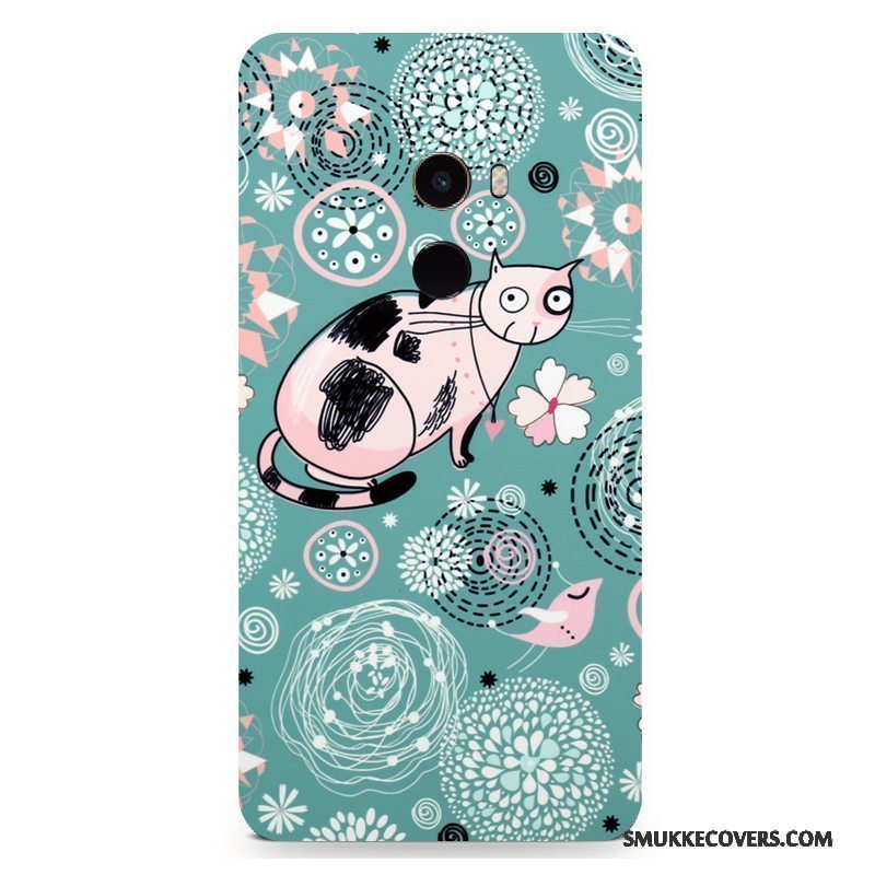 Etui Mi Mix 2 Cartoon Telefonnubuck, Cover Mi Mix 2 Farve Farve Hård