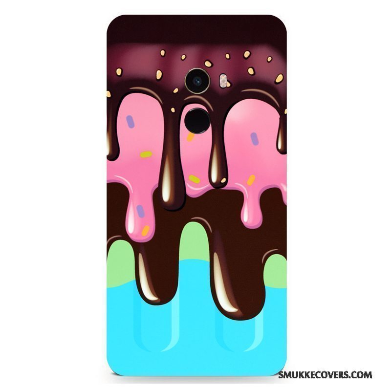 Etui Mi Mix 2 Cartoon Telefonnubuck, Cover Mi Mix 2 Farve Farve Hård