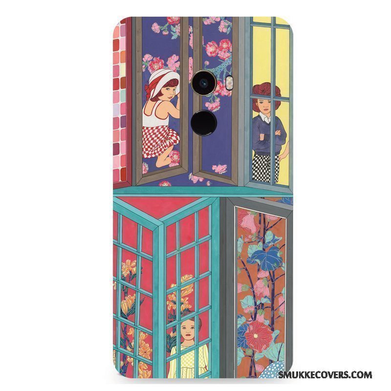 Etui Mi Mix 2 Farve Farve Vind, Cover Mi Mix 2 Beskyttelse Blomster Telefon