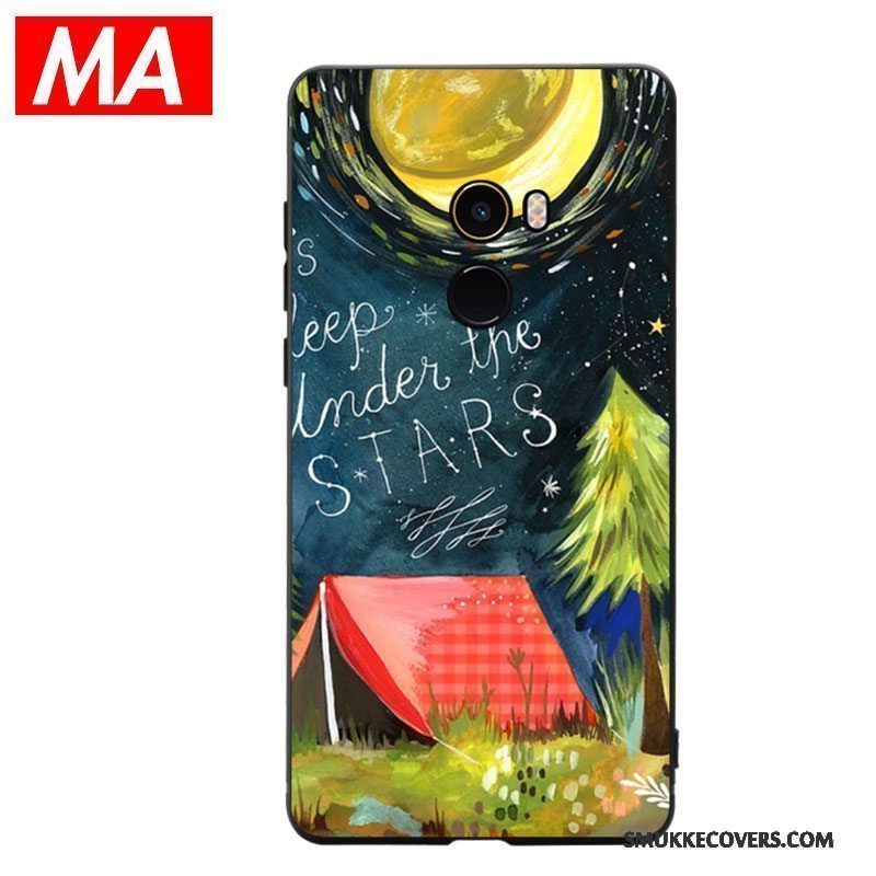 Etui Mi Mix 2 Farve Planet Abstrakt, Cover Mi Mix 2 Blød Lille Sektion Af Personlighed