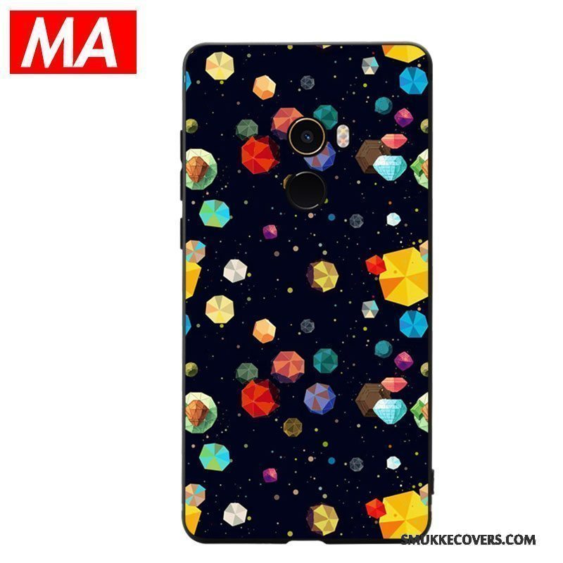 Etui Mi Mix 2 Farve Planet Abstrakt, Cover Mi Mix 2 Blød Lille Sektion Af Personlighed