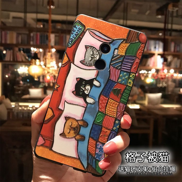 Etui Mi Mix 2 Farve Telefonanti-fald, Cover Mi Mix 2 Tasker Trendy Lille Sektion